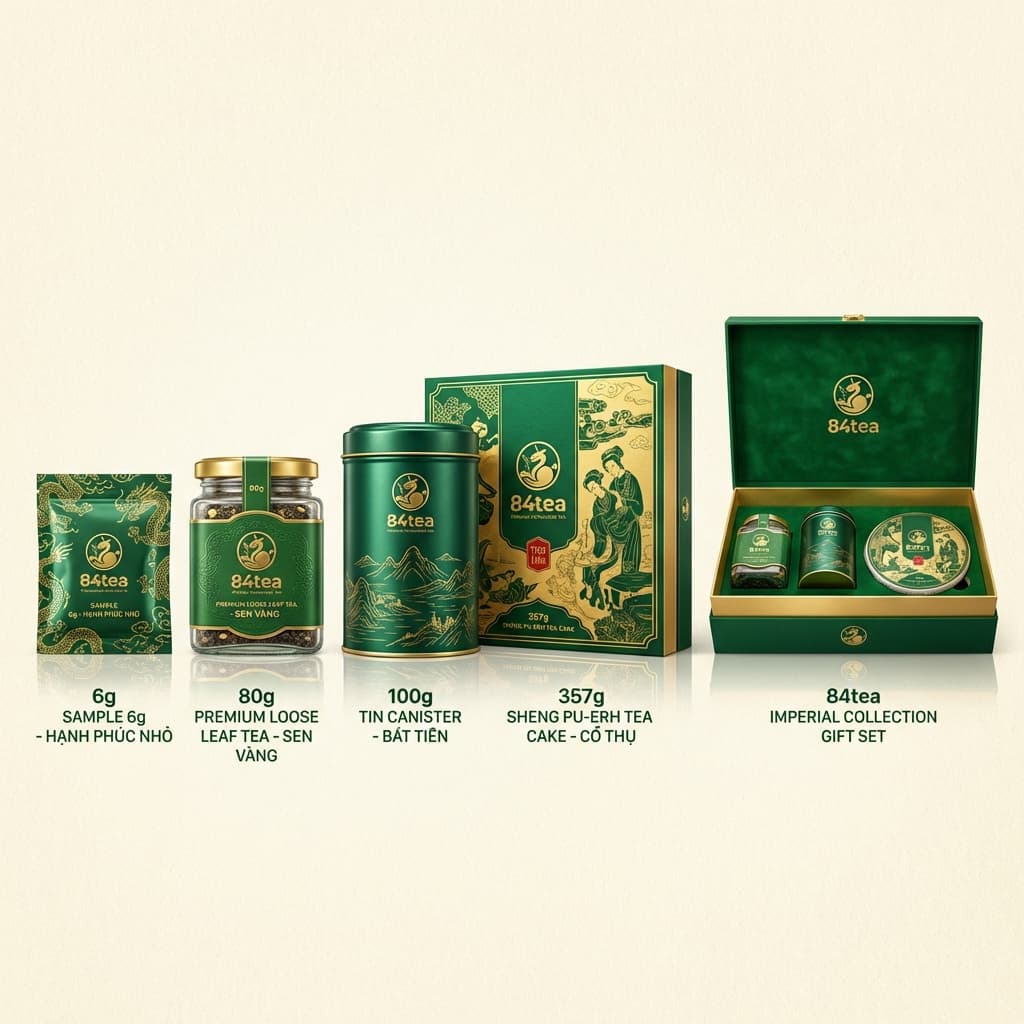 Bao bì sản phẩm 84tea